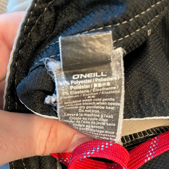 2 pair O’Neill Hybrid Shorts Khaki and Tan Striped 32 - Picture 3 of 8